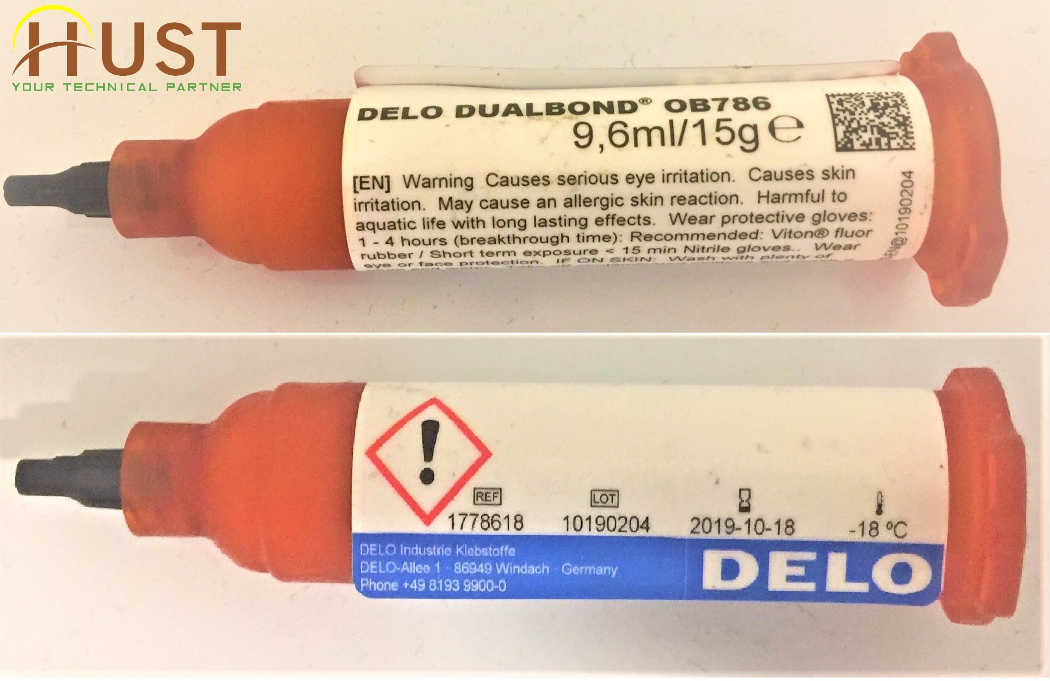 DELO DUALBOND OB786 Adhesive for microcircuit HUST VN